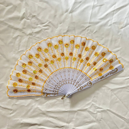 Hand Fans for Women, Foldable Hand Fan with Floral Pattern – image 14