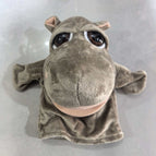 Big-Eyed Hippo Hand Puppet / 25 cm