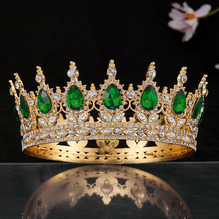 Royal Crown for Women, Queen Crown with Gemstones – image 12