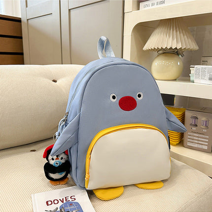 Kids Backpack with Cute Penguin Design, School Backpacks with Front Pocket