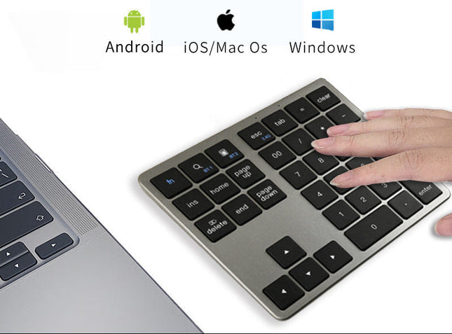 Wireless Numeric Keypad, Number Pad for Laptop and Desktop