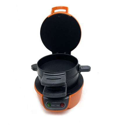 Breakfast Machine with Automatic Temperature Adjustment | Versatile Maker for Sandwiches, Eggs, and Waffles