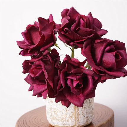 Realistic Fake Flowers, Faux Rose Single Stem – image 4