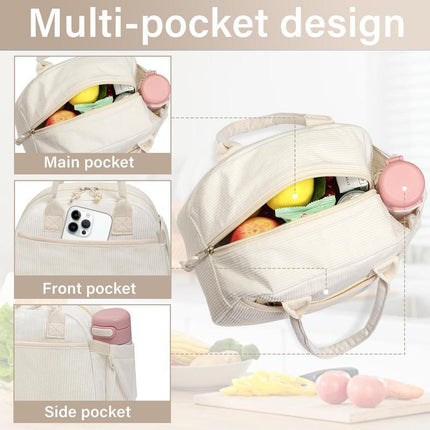 Womens Lunch Bag Insulated, Cute Cooler Bag for Work and School