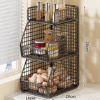 Black - 3-Tier (Single Column) / nan