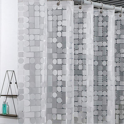 Fabric Shower Curtains, Water Repellent Bathroom Curtain