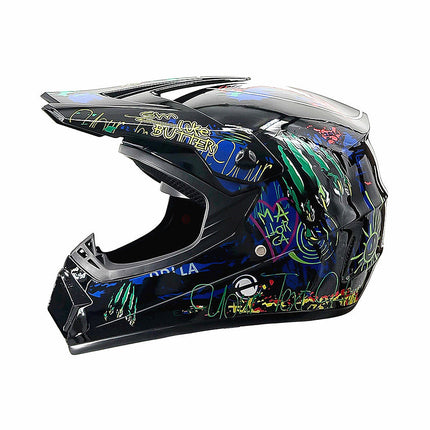 Dirt Bike Helmet, Full Face Motorcycle Helmet with Visor – image 30