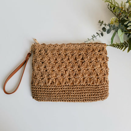 Clutch Purses for Women, Macrame Handbag with Handle for Evening and Wedding – image 8