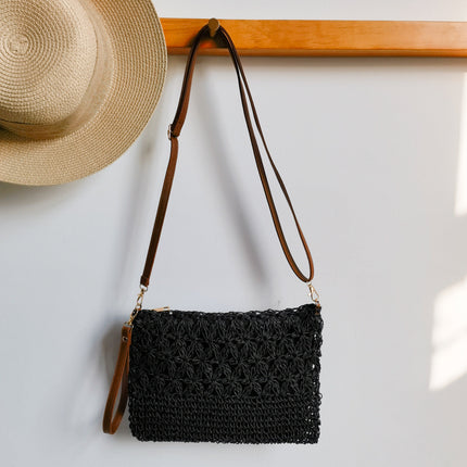 Clutch Purses for Women, Macrame Handbag with Handle for Evening and Wedding – image 4