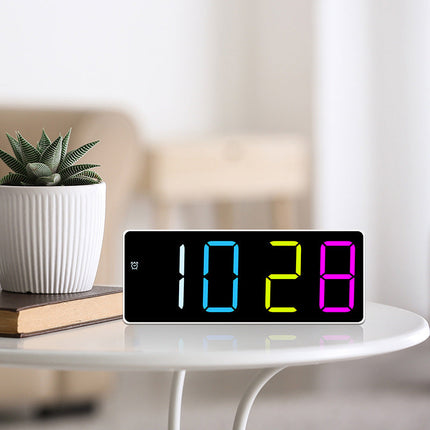 Digital Wall Clock with Large LED Display – image 1