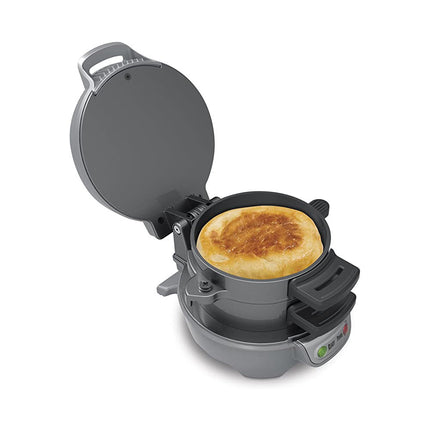 Breakfast Machine with Automatic Temperature Adjustment | Versatile Maker for Sandwiches, Eggs, and Waffles