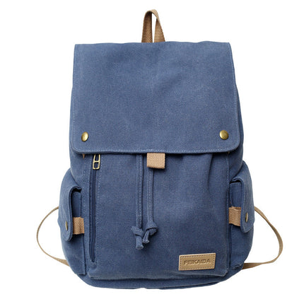 Hiking Backpack, Rugged Canvas Backpack for Camping