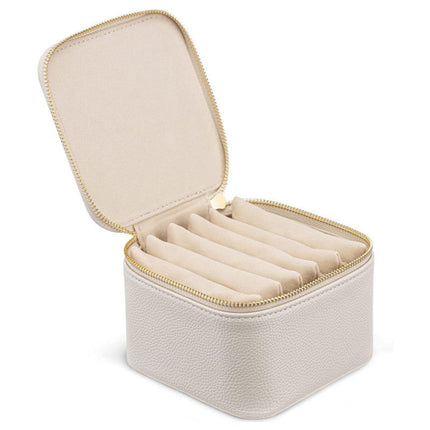 Jewelry Organizer Bag with Transparent Compartments, Small Jewelry Holder for Travel and Daily Use – image 5