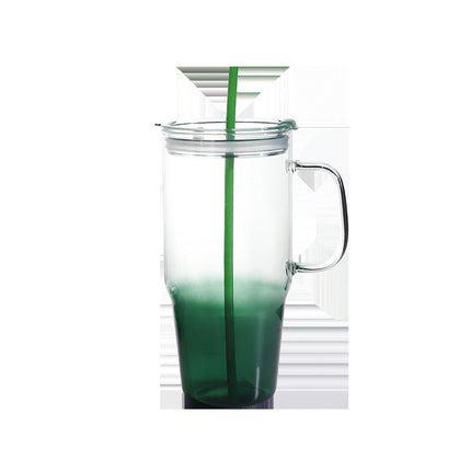 Glass Water Bottle with Handle, Insulated Water Bottle for Women – image 4