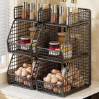 Black - 3-Tier (Single Column) Pack of 2 / nan