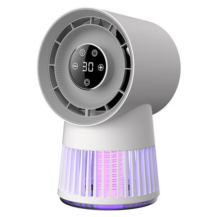 USB Rechargeable Mosquito Killer Fan with Bladeless Design | 2-in-1 Cooling and Insect Control for Indoor and Outdoor Use