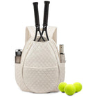 Water Resistant Backpack for Tennis, Quilted Sports Backpack – image 6