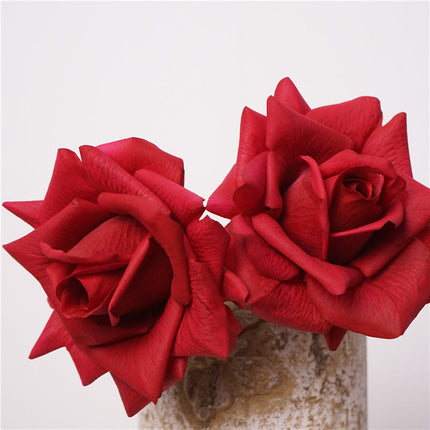 Artificial Flowers, Faux Rose Single Stem