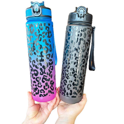 Large Sports Water Bottle with Leak Proof Lid