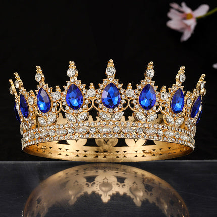 Royal Crown for Women, Metal Hair Crown for Costume Party and Wedding – image 11
