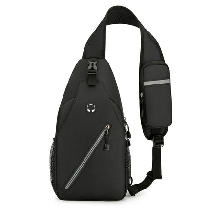 Men's Crossbody Bag with Multiple Compartments | Durable Oxford Cloth Design for Travel and Daily Use