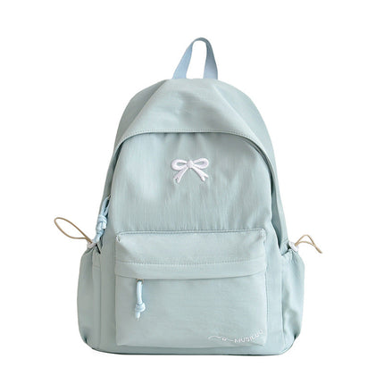 School Backpacks with Bow Embossing, Casual Book Bag – image 5