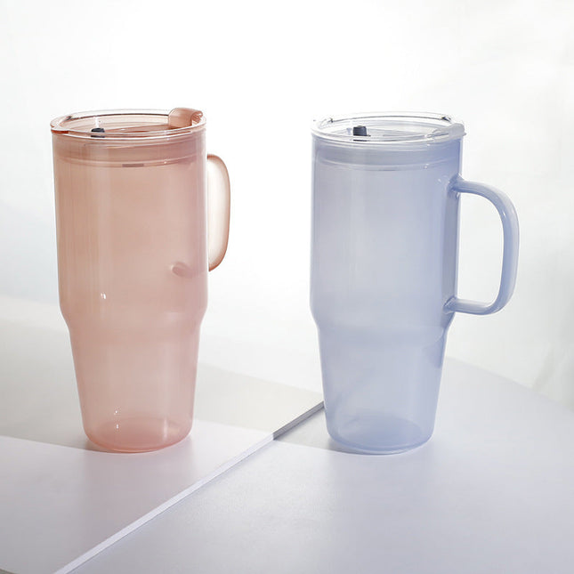 Glass Water Bottle with Handle, Insulated Water Bottle for Women