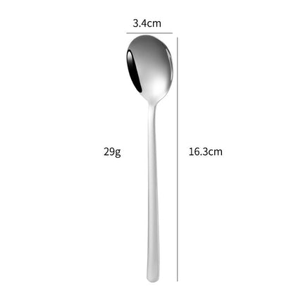 Gold Spoons, Ice Cream Spoon with Ergonomic Handle for Desserts and Table Setting – image 21