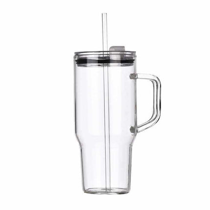 Glass Water Bottle with Handle, Insulated Water Bottle for Women – image 8