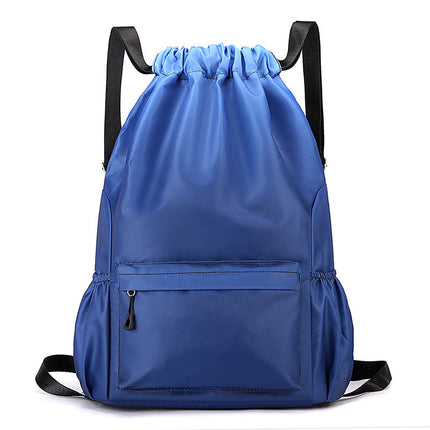 Drawstring Travel Backpack, Hiking Backpack with Padded Straps, Water Resistant Drawstring Bag for Gym and School – image 4
