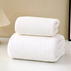 White / 27.56x55.12 in Bath towel