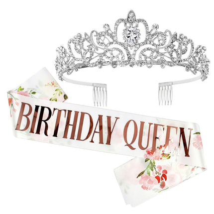 Queen Crown for Women, Metal Crown with Rhinestones – image 14