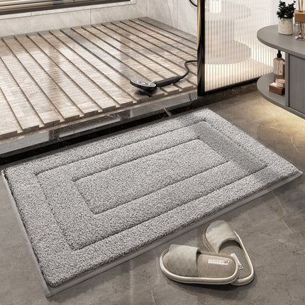 Bath Mats for Bathroom, Machine Washable Textured Luxury Bath Mat – image 6