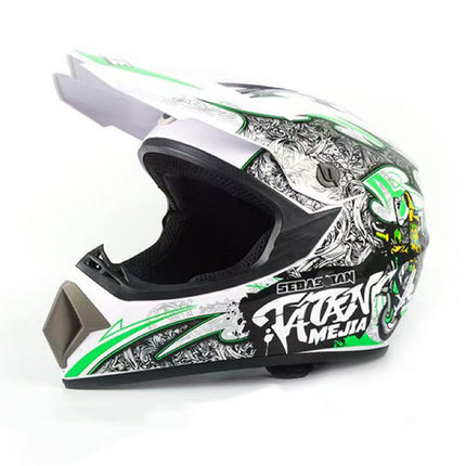 Dirt Bike Helmet, Full Face Motorcycle Helmet with Visor – image 22
