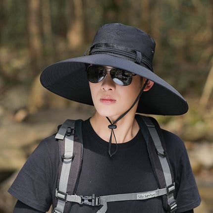 Hiking Hat with Adjustable Chin Strap, Lightweight Outdoor Hat for Trekking – image 9