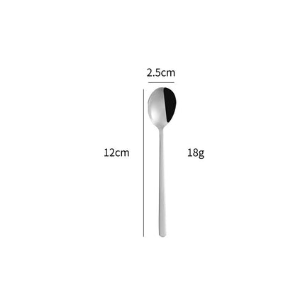 Golden Dessert Spoon, Ice Cream Spoon with Ergonomic Handle for Desserts and Table Setting – image 10