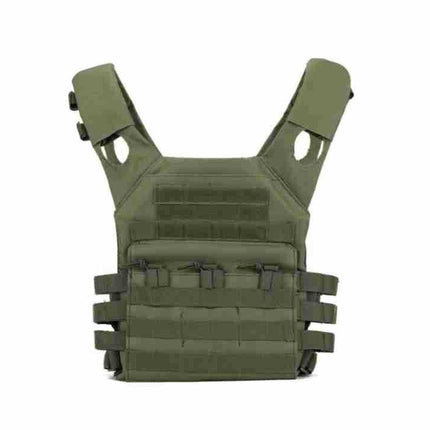 Tactical Vest with MOLLE System, Ventilated Utility Vest with Zippered Pockets, Tactical Gear and Outdoor Gear