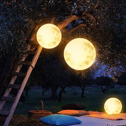 Outdoor Globe Lights, LED Outdoor Pendant Lamp for Tree and Balcony