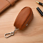 Leather Keychain Coin Pouch, Small Key Holder – image 5