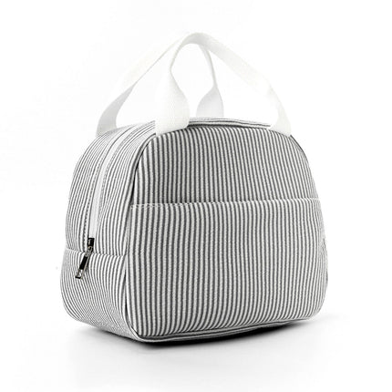 Insulated Lunch Bag with Zipper, Lunch Tote for Office and Picnic