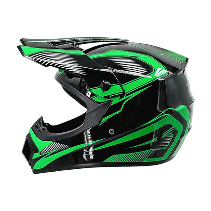 Dirt Bike Helmet, Full Face Motorcycle Helmet with Visor – image 10
