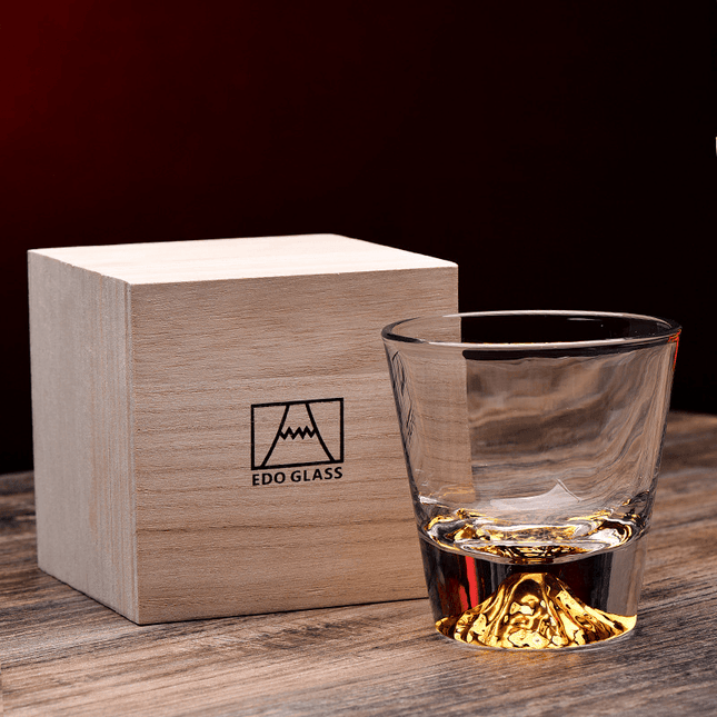 Japanese Whisky Glass Set in Wooden Box – image 12