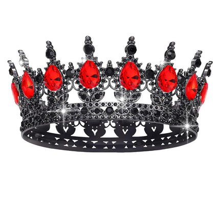 Royal Crown for Women, Metal Hair Crown for Costume Party and Wedding – image 9