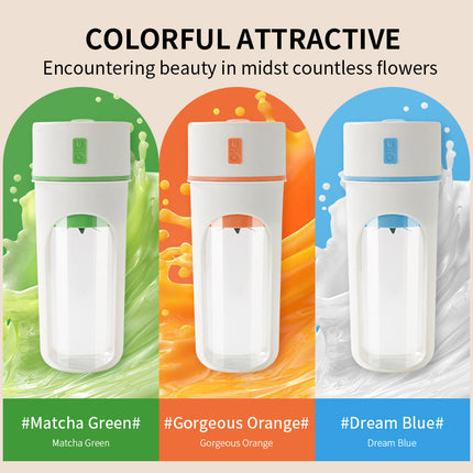 Portable USB Rechargeable Electric Juicer with Safety Protection | Compact Blender for Smoothies and Shakes on the Go