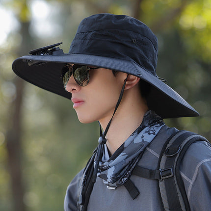 Sun Hat with Fan, Cooling Hat with Mesh and Adjustable Chin Strap – image 23