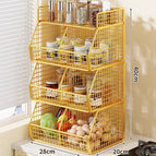 Gold - 4-Tier (Double Column) / nan