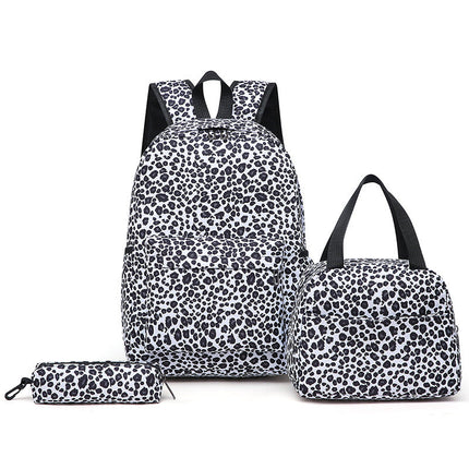 Leopard Print Backpack Set, Backpack with Cooler Bag and Pencil Case – image 16
