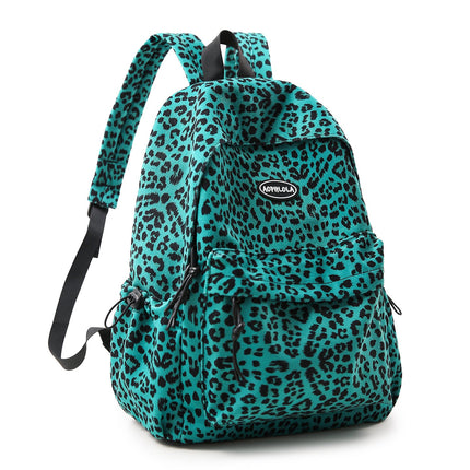 Animal Print Backpack with Keychain, School Backpacks for Work and Outings – image 4