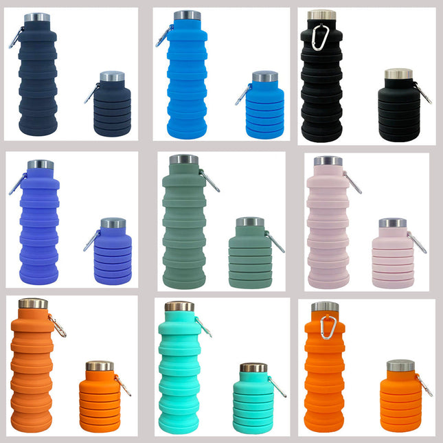 Collapsible Water Bottle, Reusable Water Bottles BPA Free