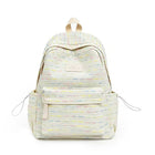 Lightweight Travel Backpack for Everyday Use, Durable Backpack with Front Pocket, Woven Book Bag for School and Work